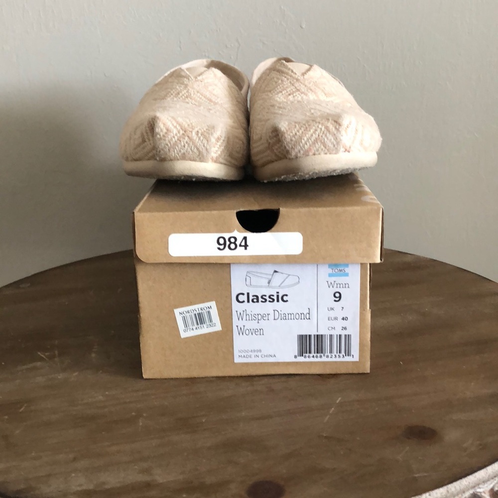TOM’S Whisper Diamond Woven Slip On Shoes